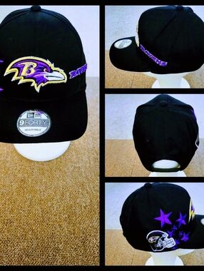BALTIMORE RAVENS NFL FOOTBALL SNAPBACK HAT.